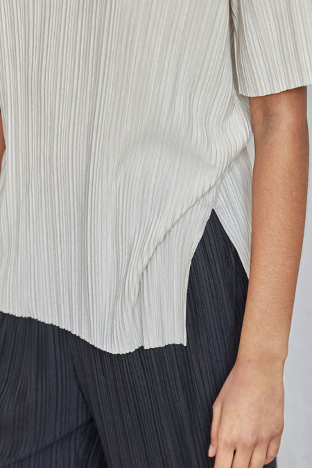 Pleated Top with Split Sides | OAK + FORT